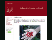 Tablet Screenshot of kinal.se